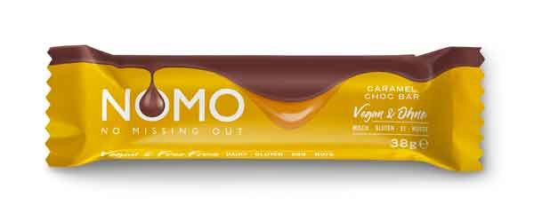 NOMO Veganer Schokoriegel Caramel Choc 38g