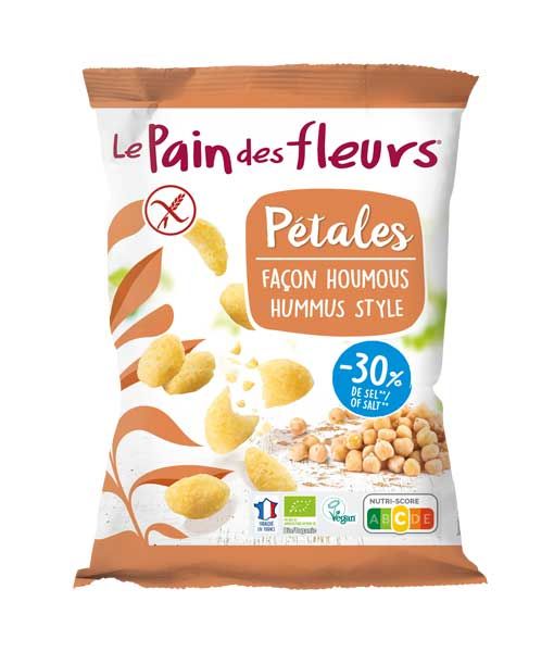 (MHD) Blumenbrot Pétales gepuffte Chips Hummus Style bio 75g