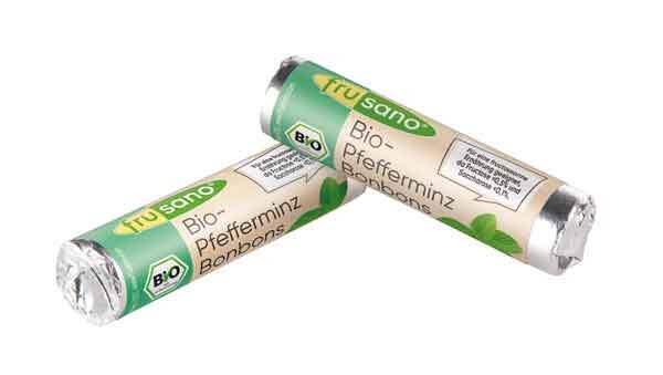 Frusano Pfefferminz-Bonbons bio 21g
