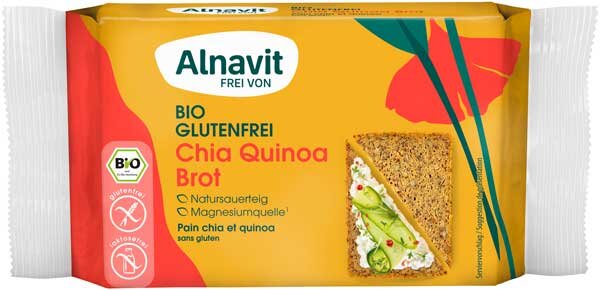 Alnavit Chia Quinoa Brot bio 250g