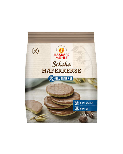 Hammermühle Hafer Kekse mit Vollmilchschokolade 100g