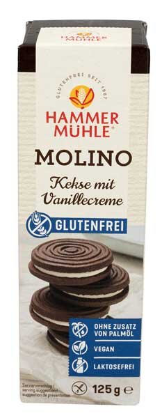 Hammermühle Molino Kekse mit Vanillecreme 125g