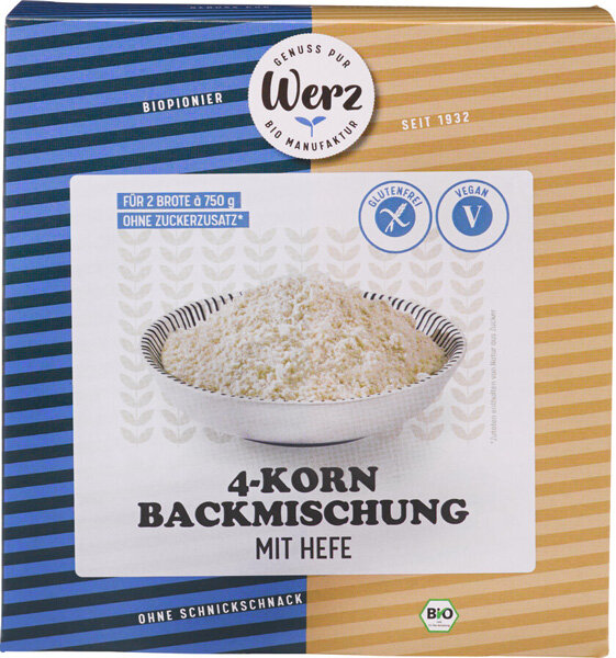 Werz 4-Korn-Backmischung bio 1kg