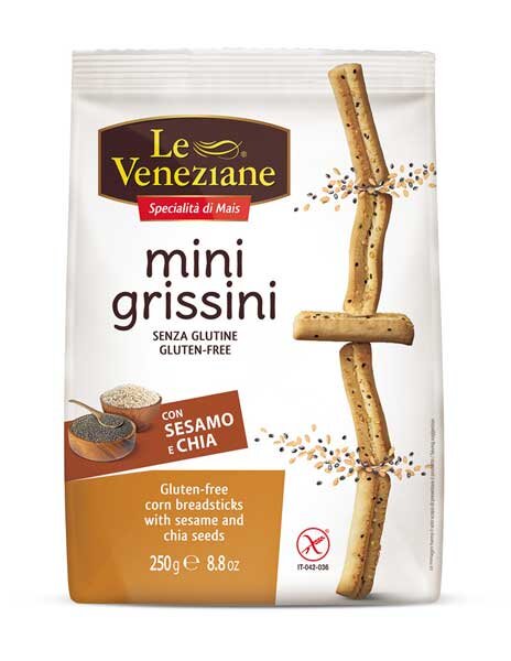 Le Veneziane Mini Grissini Sesam & Chia 250g