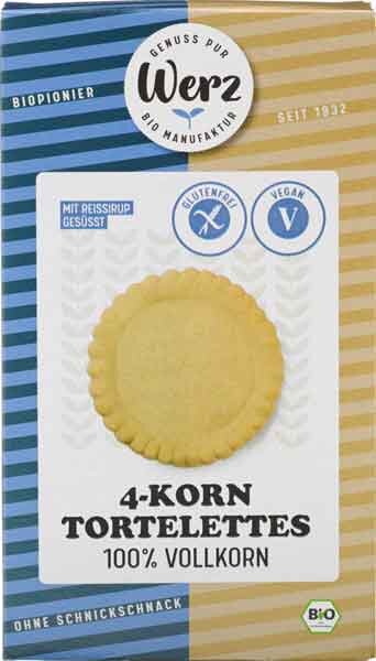 Werz 4-Korn-Tortelettes bio 125g