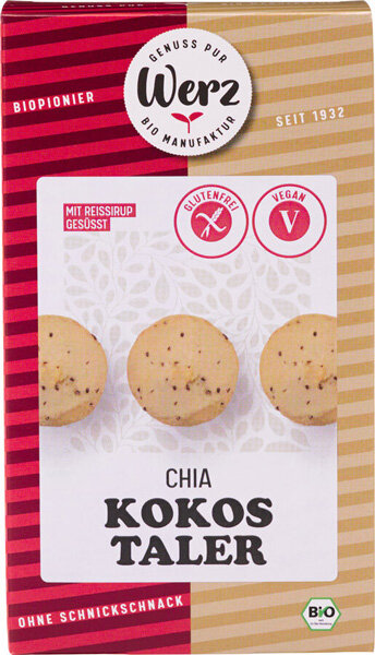 Werz Chia Kokos Taler bio 125g