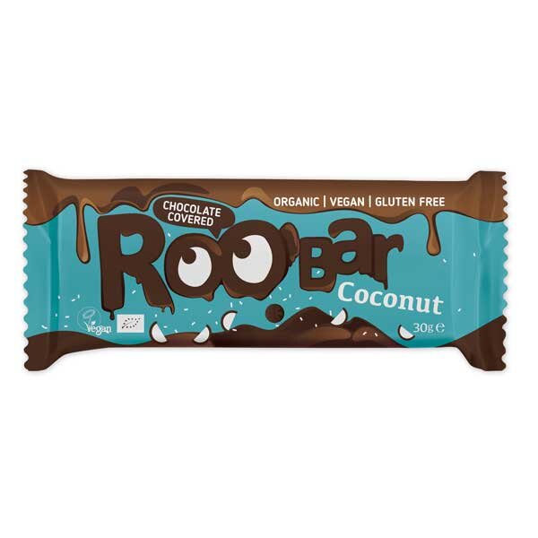 Roobar Riegel Kokos mit Schokoüberzug bio 30g