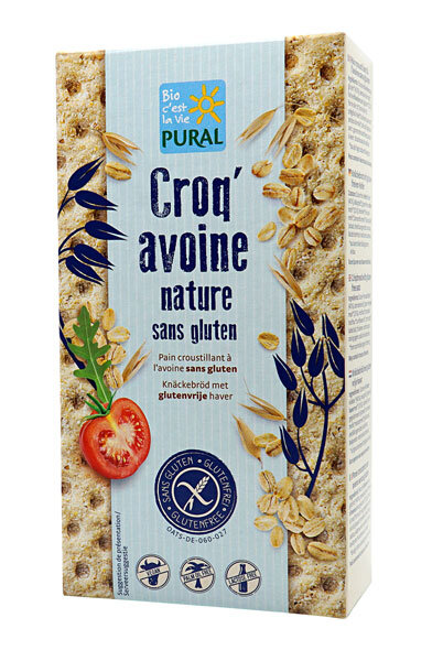 Pural Croq Hafer Natur Knäckebrot glutenfrei 160g