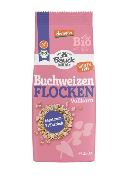 Bauck Mühle Buchweizen Flocken demeter bio 250g