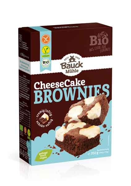 Bauck Mühle Cheesecake Brownies Backmischung bio 350g