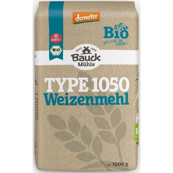 (MHD) Bauck Mühle Weizenmehl Type 1050 demeter 1000g