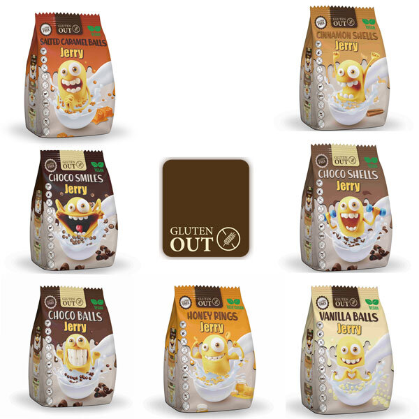 Gluten Out Jerry Cerealien Set 2,625kg