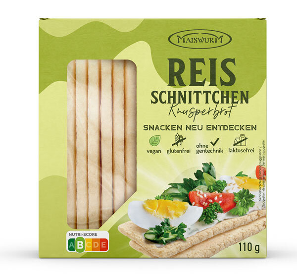 Maiswurm Knusperbrot Reis-Schnitten 110g
