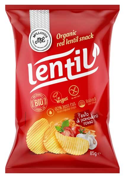 McLLOYDs Linsen Chips Pesto bio 85g