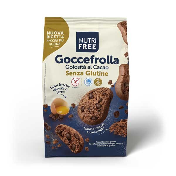 Nutri Free Goccefrolla - Schokokekse mit Schokoladenstückchen 300g