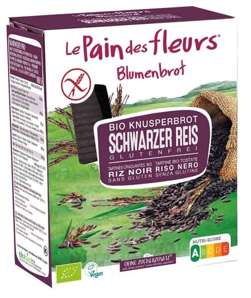 Blumenbrot Knusprige Schwarze Reis Schnitten bio 150g