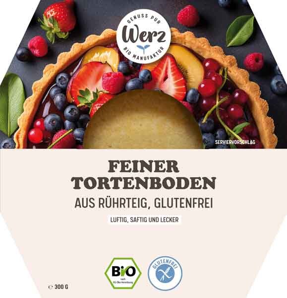Werz Feiner Tortenboden aus Rührteig bio 300g