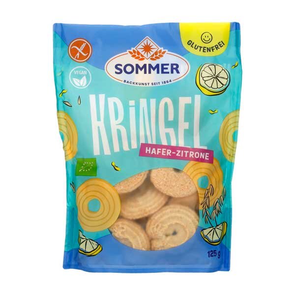 Sommer Hafer-Zitronen-Kringel bio 125g