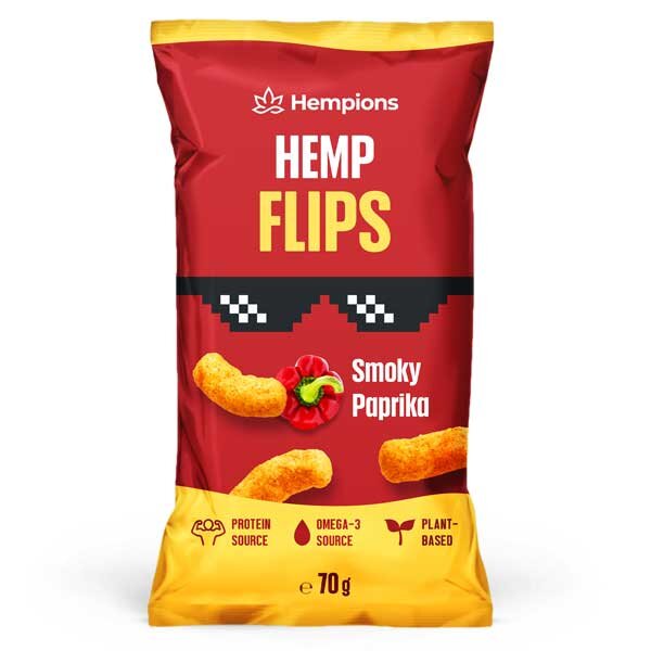 Hempions Hemp Flips Smoky Paprika bio 70g