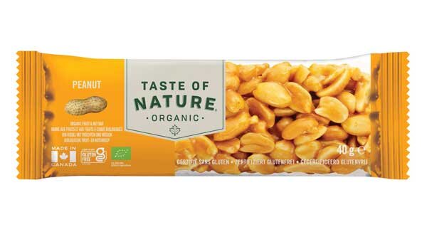 Taste of Nature Riegel Peanut bio 40g