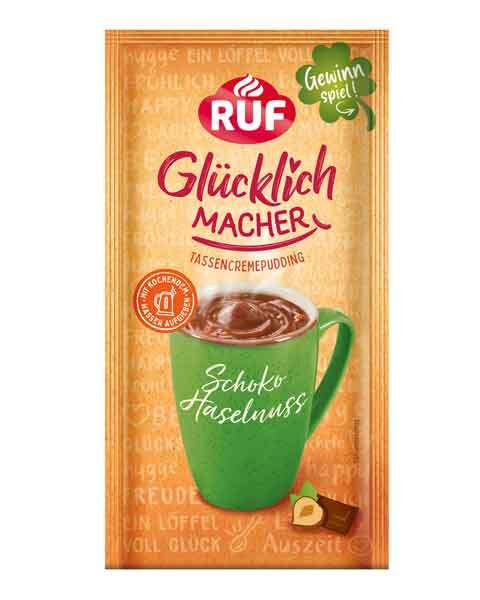 (MHD) RUF Glücklichmacher Tassenpudding Schoko Haselnuss 59g