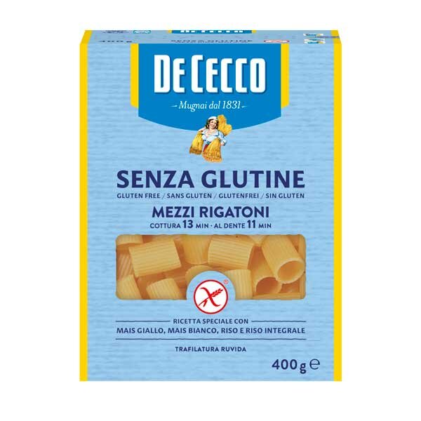 De Cecco glutenfrei Mezzi Rigatoni 400g