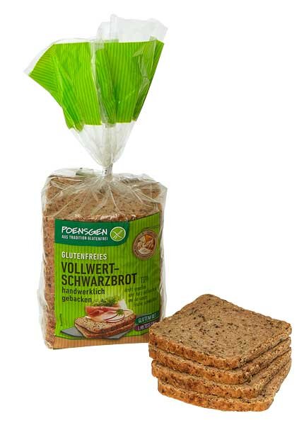 Poensgen Vollwert-Schwarzbrot 500g