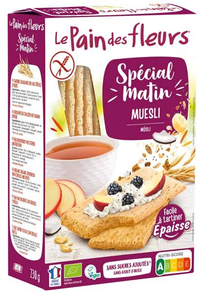 Blumenbrot Dickeres Knusperbrot Müsli bio 230g