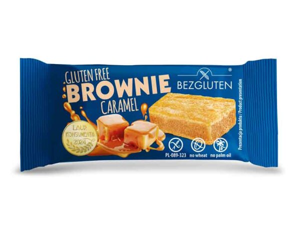 Bezgluten Caramel Brownie 40g