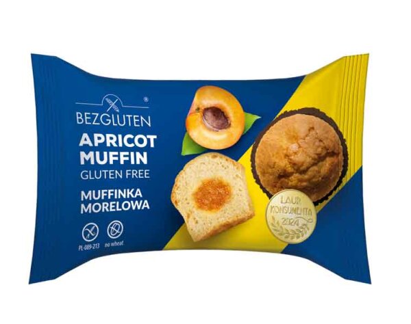 Bezgluten Aprikosen Muffin 60g