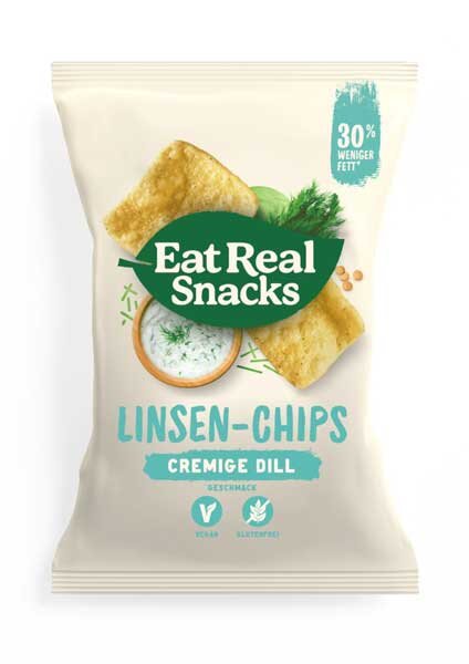 (MHD) Eat Real Linsen-Chips Creamy Dill 113g