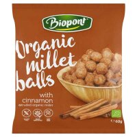 (MHD) Biopont Hirsebällchen Zimt bio 60g