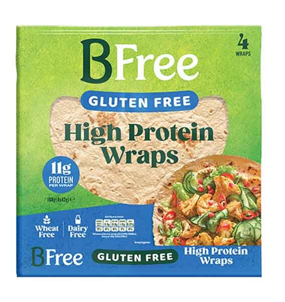 BFree High Protein Wraps 4x42g