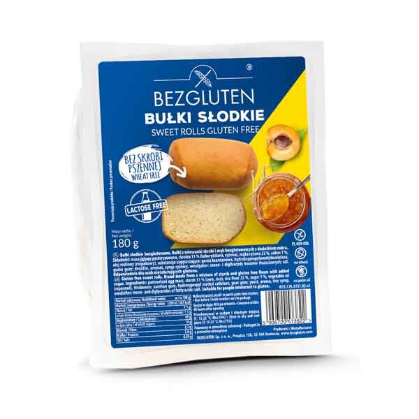 (MHD) Bezgluten Süße Brötchen 180g