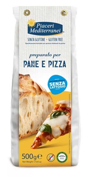 Piaceri Mediterranei Backmischung für Pizza und Brot 500g