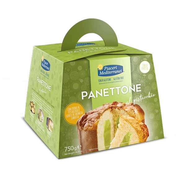 Piaceri Mediterranei Panettone mit Pistaziencreme 750g