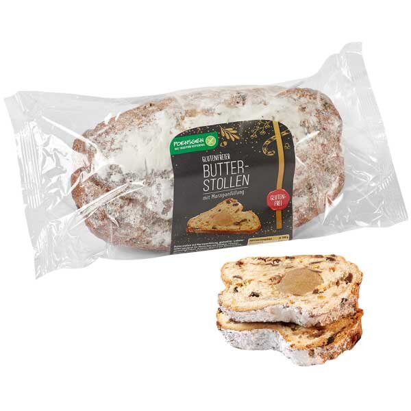Poensgen Butterstollen mit Marzipanfüllung 750g