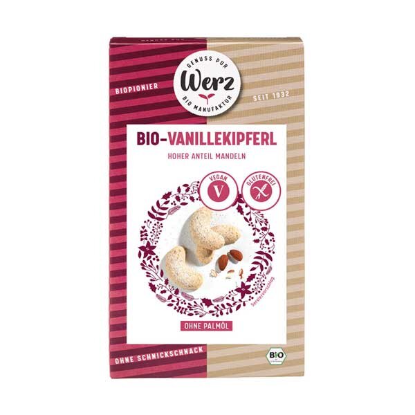 Werz Vanillekipferl bio 100g