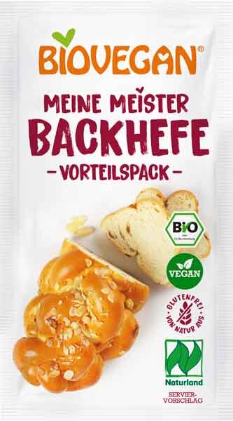 (MHD) Biovegan Meister Backhefe bio 3x7g