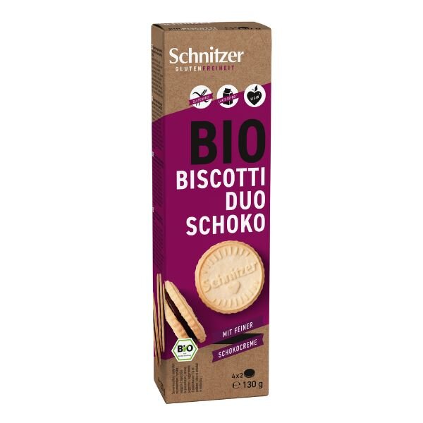 Schnitzer Biscotti Duo Schoko bio 130g