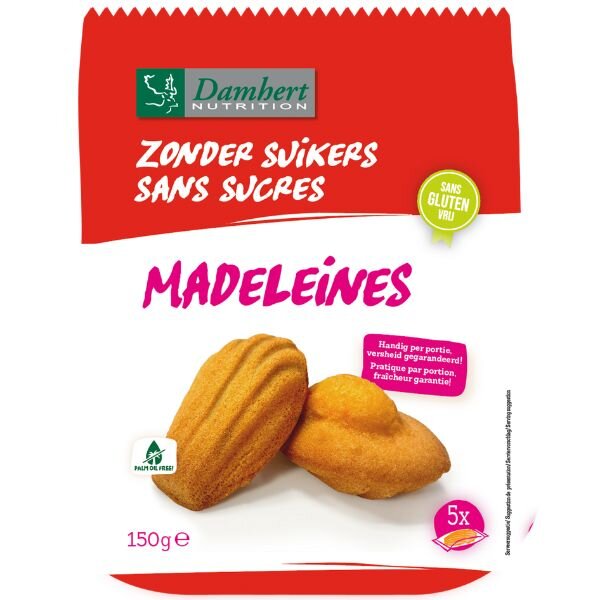 Damhert Madeleines zuckerfrei 150g