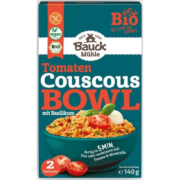 Bauck Mühle Couscous Bowl Tomate bio 140g