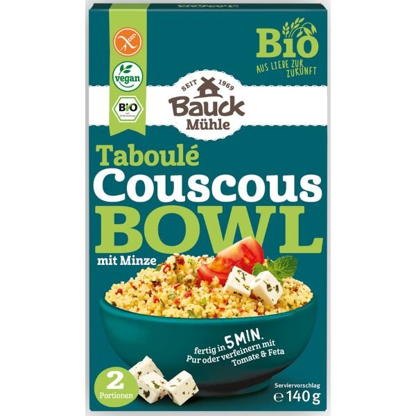 Bauck Mühle Couscous Bowl Tabloulé bio 140g