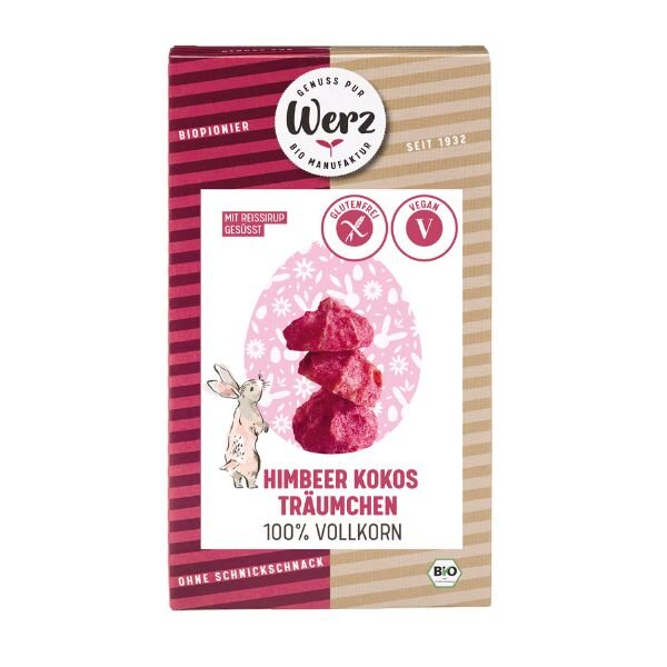 Werz Himbeer Kokos Träumchen bio 110g