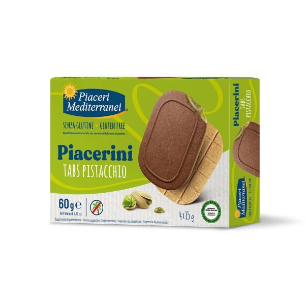 Piaceri Mediterranei Tabs Pistacchio 60g