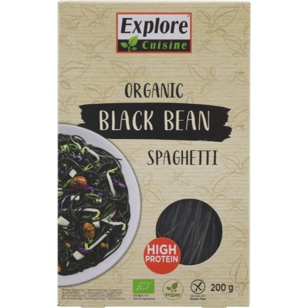 Explore Cuisine Spaghetti aus schwarzen Bohnen bio 200g