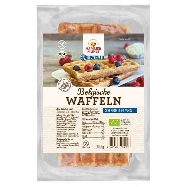 Hammermühle Belgische Waffeln bio 100g