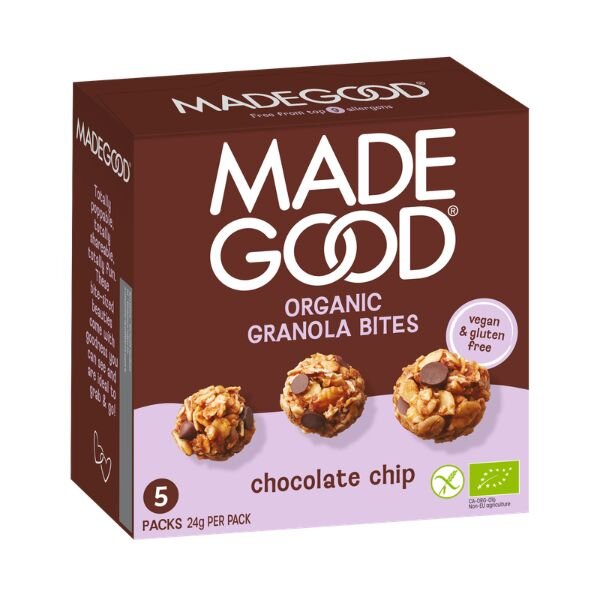 MadeGood Granola Bites Chocolate Chip bio 5x24g