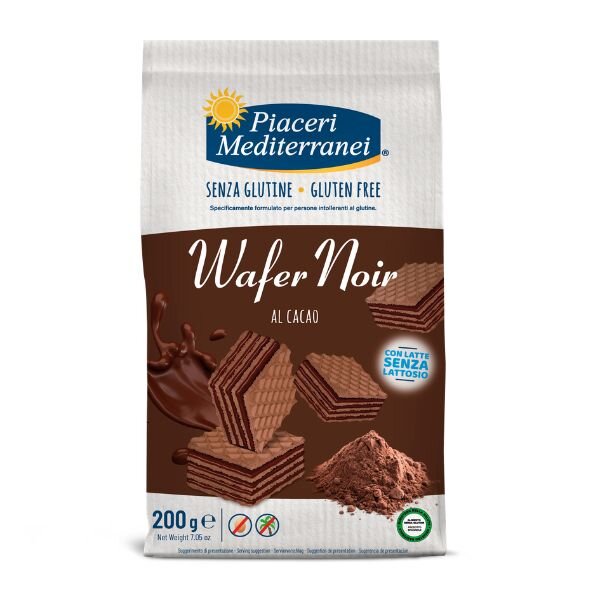Piaceri Mediterranei Wafer Noir al Cacao 200g