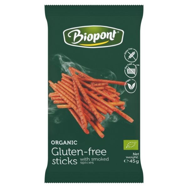 Biopont Salzstangen Smoky Spice bio 45g